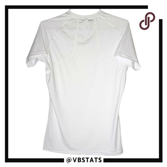 Athlio Men's Short Sleeve Compression Activewear T-Shirt White Large - Picture 2 of 5
